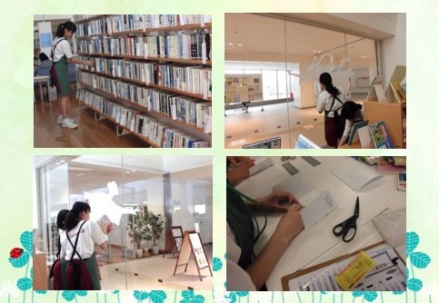 大和田中学校職場体験の様子