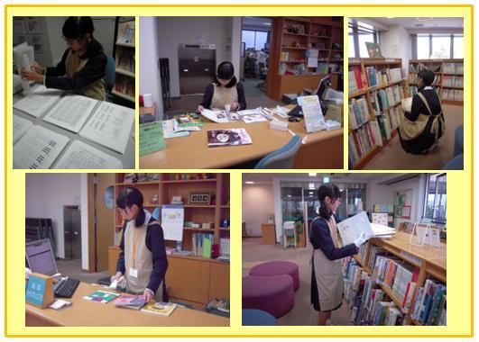 八千代中学校 職場体験の様子