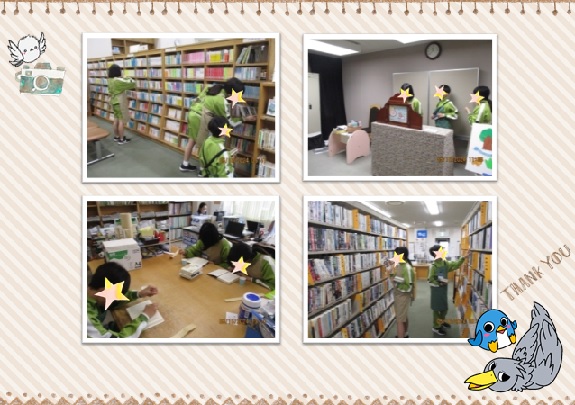 萱田中学校　職場体験の様子