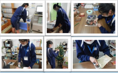 八千代中学校　職場体験の様子