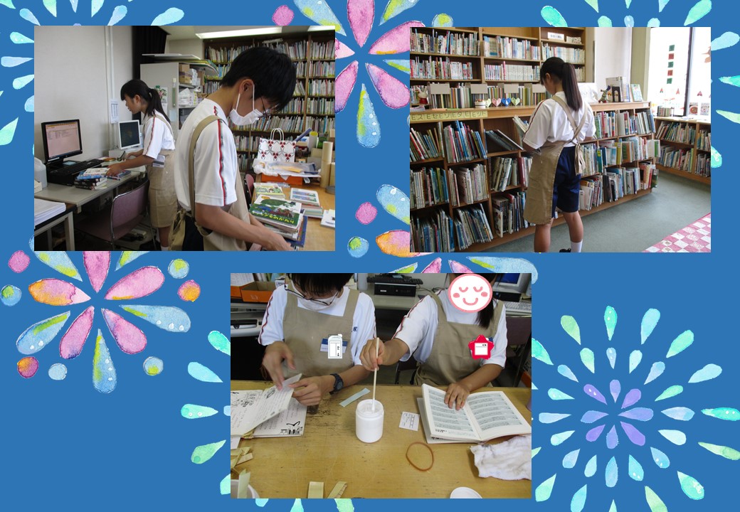 八千代松陰中学校 職場体験の様子