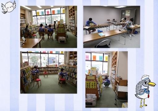 村上東中学校 職場体験の様子