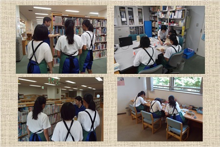 八千代台西中学校 職場体験の様子