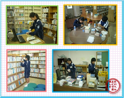 八千代中学校 職場体験の様子