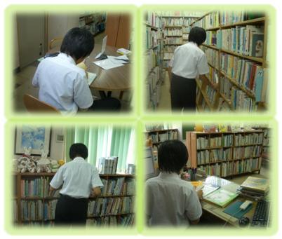 高津中学校 職場体験の様子